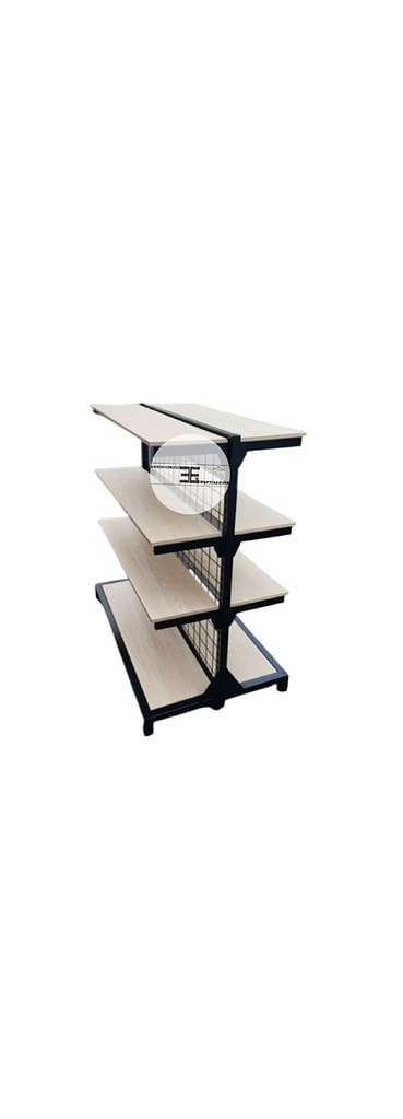 Góndola central con madera