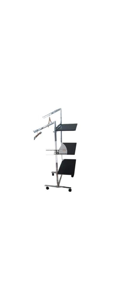 Rack colgar y doblar con brazos inclinados